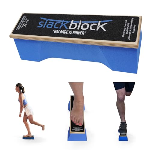 SlackBow SlackBlock Athletic Balance Trainer – Improve Balance, Stability, and Athletic Performance – Condition Your Body and Prevent Injury - Compact and Portable - size: 15"