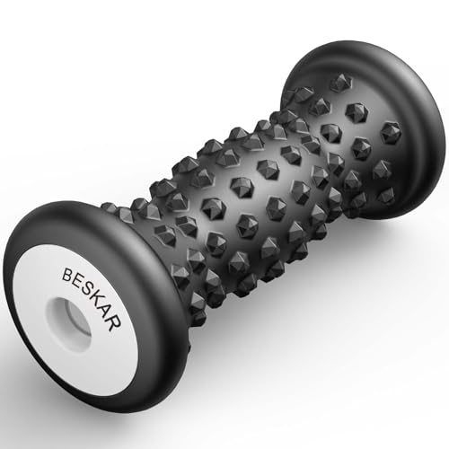 BESKAR Foot Massage Roller for Plantar Fasciitis Relief - color: Carbon Black