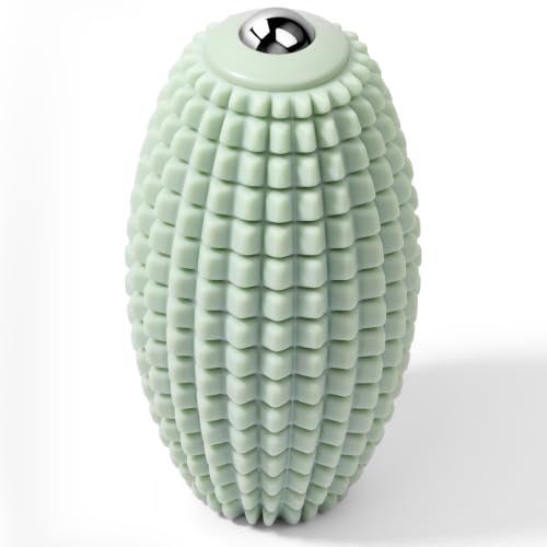 Vibrating Massage Ball with Rolling Head for Plantar Fasciitis - color: Green