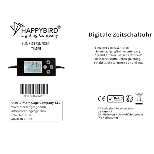 Sunrise & Sunset Timer for Bird Lights