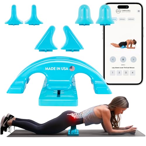 Thrival Relief Pro, Adjustable Psoas Muscle Release Tool, Blue - color: Blue, size: Thrival Relief Pro