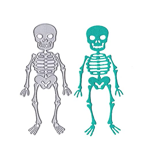 Cutting Dies Handmade DIY Paper Cards Album Decoration Stencils Template Embossing for Card Scrapbooking Craft (Skeleton) - style: Skeleton