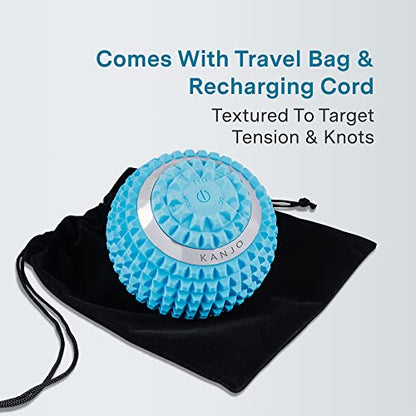 Kanjo Vibrating Acupressure Foot Pain Relief Ball - Foot or Leg Support Massager and Muscle Relaxer