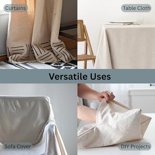 4x15ft Recycled Cotton All Purpose Canvas Tarp Cover Painter Drop Cloth-1Pk | Top Cotton Reusable Paint Drop Cloth,Canvas Tarp Cover for Painter, Furniture, Floor Protection, Painters Dropcloth - size: Pack of 1 - 4' x 15'