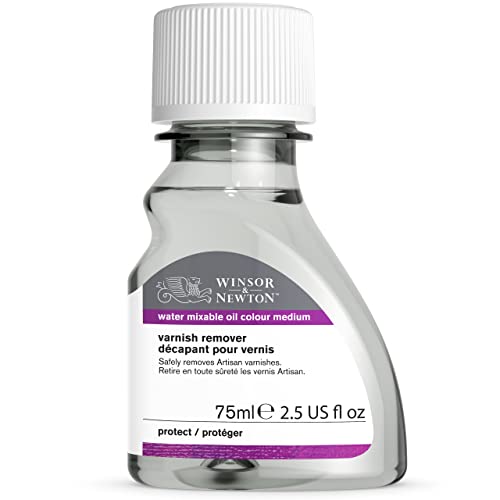 Winsor & Newton Artisan Varnish Remover, 75ml (2.5-oz) Bottle | Safely Removes Water Mixable Oil Varnishes From Paintings for Cleaning and Re-Varnishing - color: Artisan Varnish Remover, style: 2.5-oz Bottle