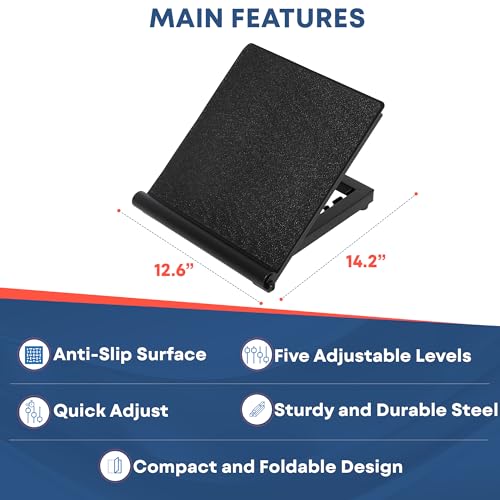 Adjustable Slant Board for Calf Stretching - Calf Stretcher Slant Board | Non-Slip Foot Incline Board - Portable Stretch Board Equipment for Ankle, Achilles Tendon, Knee, Posture Exercise