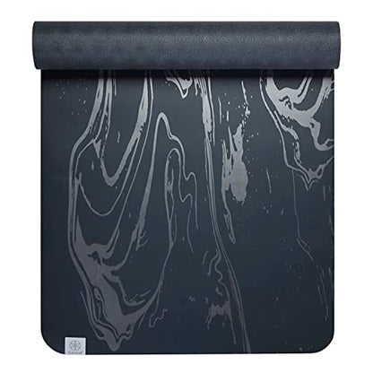 Gaiam Dry-Grip Yoga Mat, Non-Slip, Hot Yoga - color: Marbled (Standard)