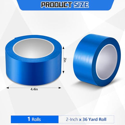 MotiMind 1 Roll Screen Printing Blocking Tape, 2" x 36yds Graphic Production Blue Tape Solvent and Water Resistant for Screen Printing