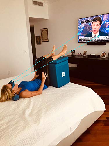 Pain Free-Posture Multi-Positioning TOWER & Blue Prism Glasses (Includes Single & Double Pedal)- INTENDED for POSTURE EXERCISES, YOGA-New & Improved with Upgraded & Better Made Pedals- Thicker & Sturdy-Safe & Easy to Use-HIp Flevor Release-Neck Hip Lower
