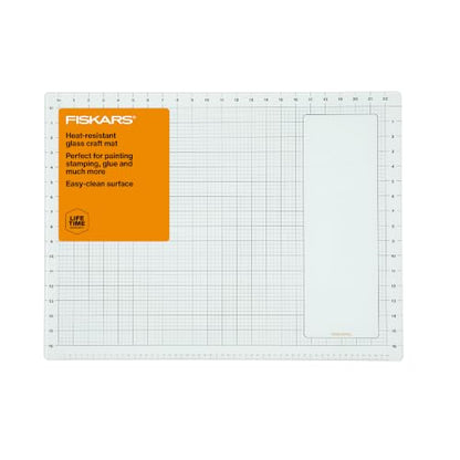 Fiskars Glass Craft Mat, 18" x 24" - color: Clear