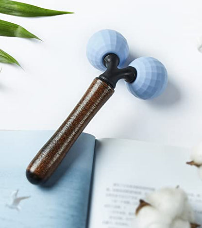 Relax Massage Roller，Handheld Total Body Massager Tools for Back, Neck, Foot, Calf, Leg, Arm & Deep Tissue Massager Relief for Sore Muscles - color: Blue