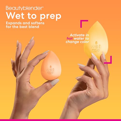 Beautyblender Beam Makeup Sponge, Streak-Free Finish, Vegan | Super-soft blending foam for foundations, powders & creams, reusable & washable, vegan & cruelty-free, made in USA - color: Beam