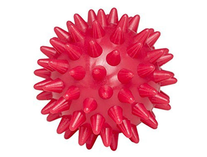Sole Premium Foot Care Products Saj Ball - Mini Spiky Relaxing Massage, Deep Tissue Plantar Fasciitis Relief - Gift Box, Red - color: Red