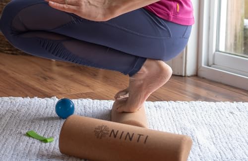NINTI Premium Cork Balance Board for Foot Health & Ankle Strengthener