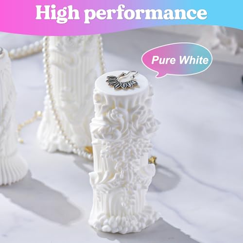 LET'S RESIN Polyurethane Resin, 60oz Fast Cured Resin Within 10 Minutes | 2 Part Casting Resin,Low Viscosity & Low Odor Pourable Liquid Plastic for Casting Models, Prototypes & Resin Craft