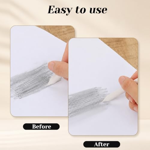 Blending Stump Tortillions Kit Sketch Drawing Art Accessories 9Pcs | Reusable Washable Sponge Pen Sandpaper Sharpener Charcoal Graphite Pencil Shading Rubbing Student Soft Felt Tool Set