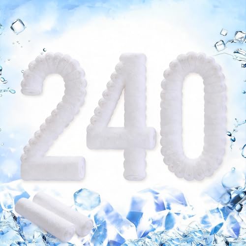 QBrand 240 Pack Cooling Towels, 40"x12" Ice Breathable Chilly Sweat Rag Microfiber Workout Rags for Gym Towels for Neck and Face for Yoga Golf Sport Running (WH-240) - color: Wh-240