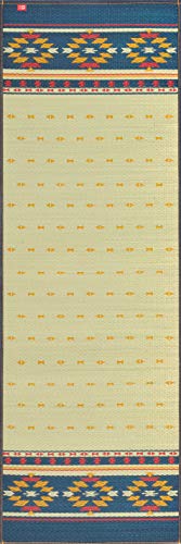 イケヒコ・コーポレーション IKEHIKO Non Slip 1/4-Inch Tatami Yoga Mat, Japanese Tatami Mat, Natural Relaxing Scent, Perfect for Pilates, Meditation, Made in Japan (Earth NV)