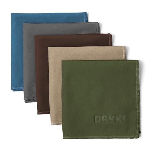 DRYKI Pocket-Sized Sweat Towels - Original Sweat Absorbing Handkerchiefs - color: Forest