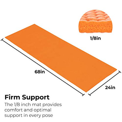 Bulk Yoga Mats, 10 Pack, 4mm Thick, 68x24in - color: Assorted