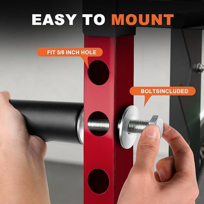 EVERYMATE Weight Plate Holder Power Rack Attachment 2 Inch Olympic Plate Storage Power Squat Rack Holder Weight Plates for 2x2 3x3 2x3 Power Cage Accessories Weight Plate Rack - color: A-5/8" hole(4pcs)-9.05 Inch