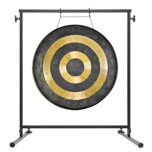 24" to 26" Gongs on Fruity Buddha Stand - Includes Gong, Rope, Mallet, & Stand/Medium Handmade Traditional Chinese Gong/Easy to Assemble Metal Stand/Easy to Play - size: 24" Eventual Horizon Gong