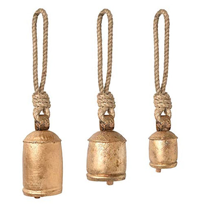Incense Garden Set of 3 Hanging Harmony Bells Garden Rustic Relaxing Tranquil Wind Chimes