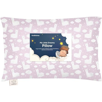 Toddler Pillow with Pillowcase, 13x18 My Little Dreamy Pillow (Alpacas) - color: Alpacas