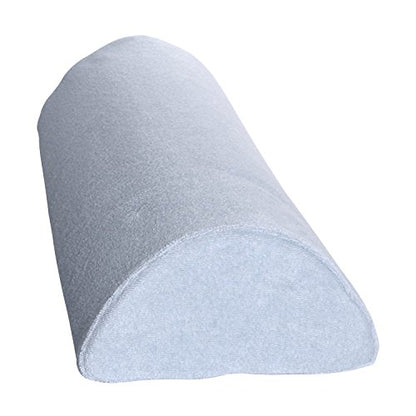 Soft 4 In 1 Memory Foam Pillow - White - Half Moon / Half Cylinder Neck Roll Pillow Best Wedge Cervical, Lumbar Support, Back And Knee, White - Curve For Pain - Bolster Pillow For Knees - This Curve Pillow Will Take You To The Moon
