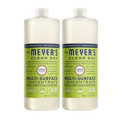 Mrs. Meyer's Multi-Surface Concentrate Lemon Verbena, 32 OZ (Pack of 2) - size: 32 Fl Oz (Pack of 2)