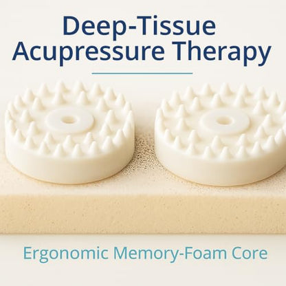 Acupressure Pillow – Memory-Foam Cervical Support for Neck & Back Pain Relief – Therapeutic Trigger-Point Massage Device