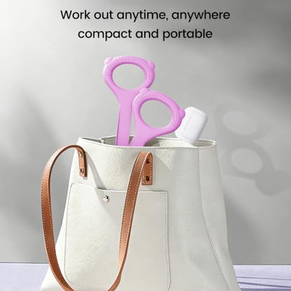 Figure 8 Resistance Bands 2 Pack, Silicone Anti-Slip for Yoga