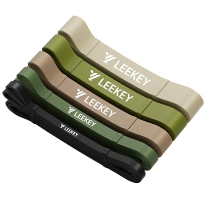 Resistance Bands for Pull Up Assist, Stretch Bands & Exercise Workout Set - color: 5-125LBS GREEN BROWN