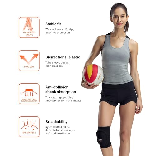 1 Pair Soft Foam Knee Pads, Shock Absorbing Support Unisex - size: X-Large (44-52 CM/17½-20½ ")