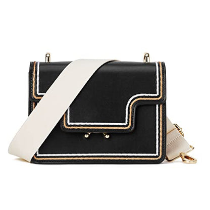 ZOOEASS Wide Shoulder Strap (Solid),Adjustable Replacement Belt Crossbody Canvas Bag Handbag - color: Beige