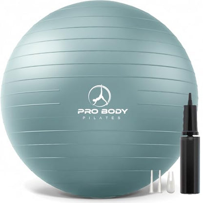 ProBody Pilates Yoga Ball - Vibrant Colors Exercise Ball - color: Mist, size: L: 23-26" (65 cm)
