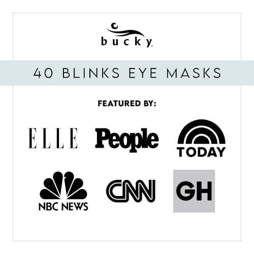 Bucky 40 Blinks No Pressure Eye Mask for Travel & Sleep - color: Orchid
