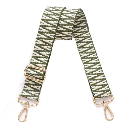 S-Jacorry Purse Strap Replacement Crossbody Wide Shoulder Strap Adjustable Canvas Straps Handbag Strap Replacement Belts - color: Gold Buckel-272