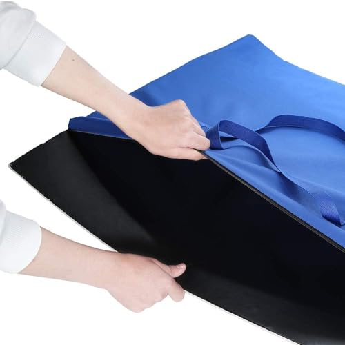 Large Size Art Portfolio Tote with Nylon Shoulder,24"X 36"Light Weight Waterproof Poster Board Storage Bag, Drawing Painting Sketch Bag for Student Art Work Portfolio and Artist