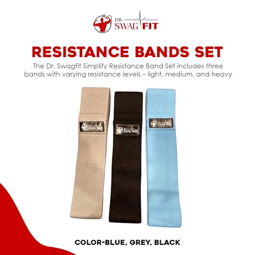 Resistance Bands Set, Versatile Latex Exercise Bands for Home and Gym Workouts, Ideal Workout Equipment for Men and Women, Resistance Bands for Legs, Physical Therapy, (3-Pack)