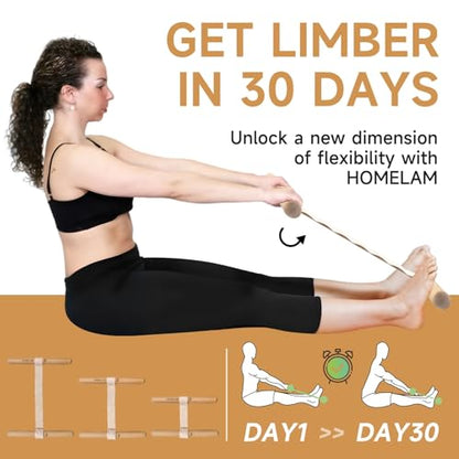 Innovative Muscle Stretching Device, Adjustable Length Hamstring Stretcher Redefines Flexibility, Pain Relief and Wellbeing for Your Entire Body Easily Perform Yoga and Stretching at Home!
