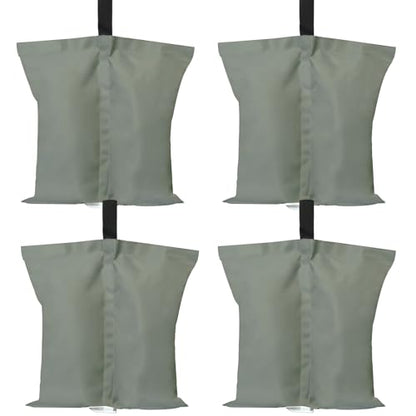 ABCCANOPY Canopy Weights 150 LBS Tent Sand Bags,4-Pack Gray(No Sand) - color: Gray, size: 150 LBS
