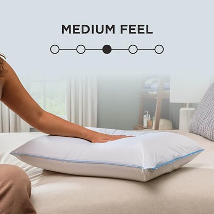 Tempur-Pedic TEMPUR-Cloud Dual Cooling Pillow, King (Pack of 1), White - color: King, size: 1