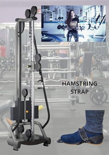 Hamstring Strap Ankle/Foot Shoe Strap -Ring Cable Gym Machine Attachment for Men/Women Yoga, Pilates, Ideal for Foot Therapy Rehab