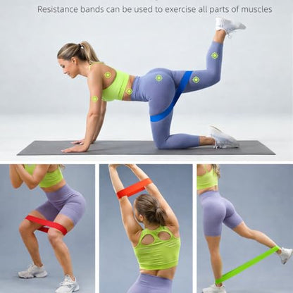 Resistance Bands for Working Out Set of 5, Resistance Loop Exercise Bands
