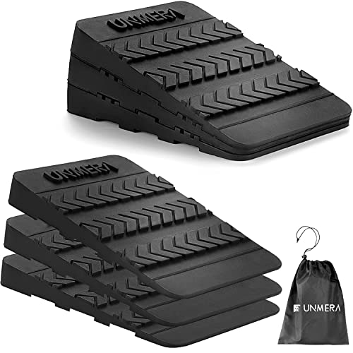 UNMERA Squat Wedge Block 6PCS Adjustable Non-slip Rubber Squat Ramp