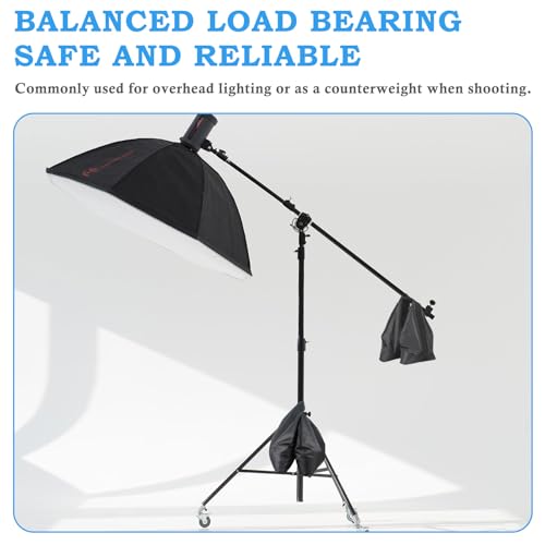120LBS Large Sandbags Tripod Weights for Photography Set of 2, 1680D Oxford