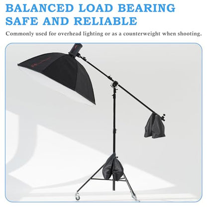 120LBS Large Sandbags Tripod Weights for Photography Set of 2, 1680D Oxford