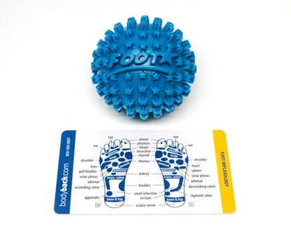 Body Back Foot Star® Massage Ball for Plantar Fasciitis Relief & Recovery | Foot Massager For Trigger Point Therapy, Massage Ball For Soothe Foot Stress, Discomfort, Aches, & Tightness, 2 Pack Blue - style: Two-Pack