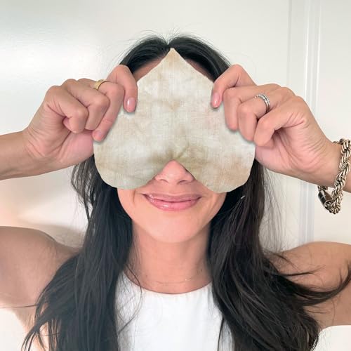Stillnus Weighted Heart Eye Pillow & Eye Mask – Luxury Gift, Earth